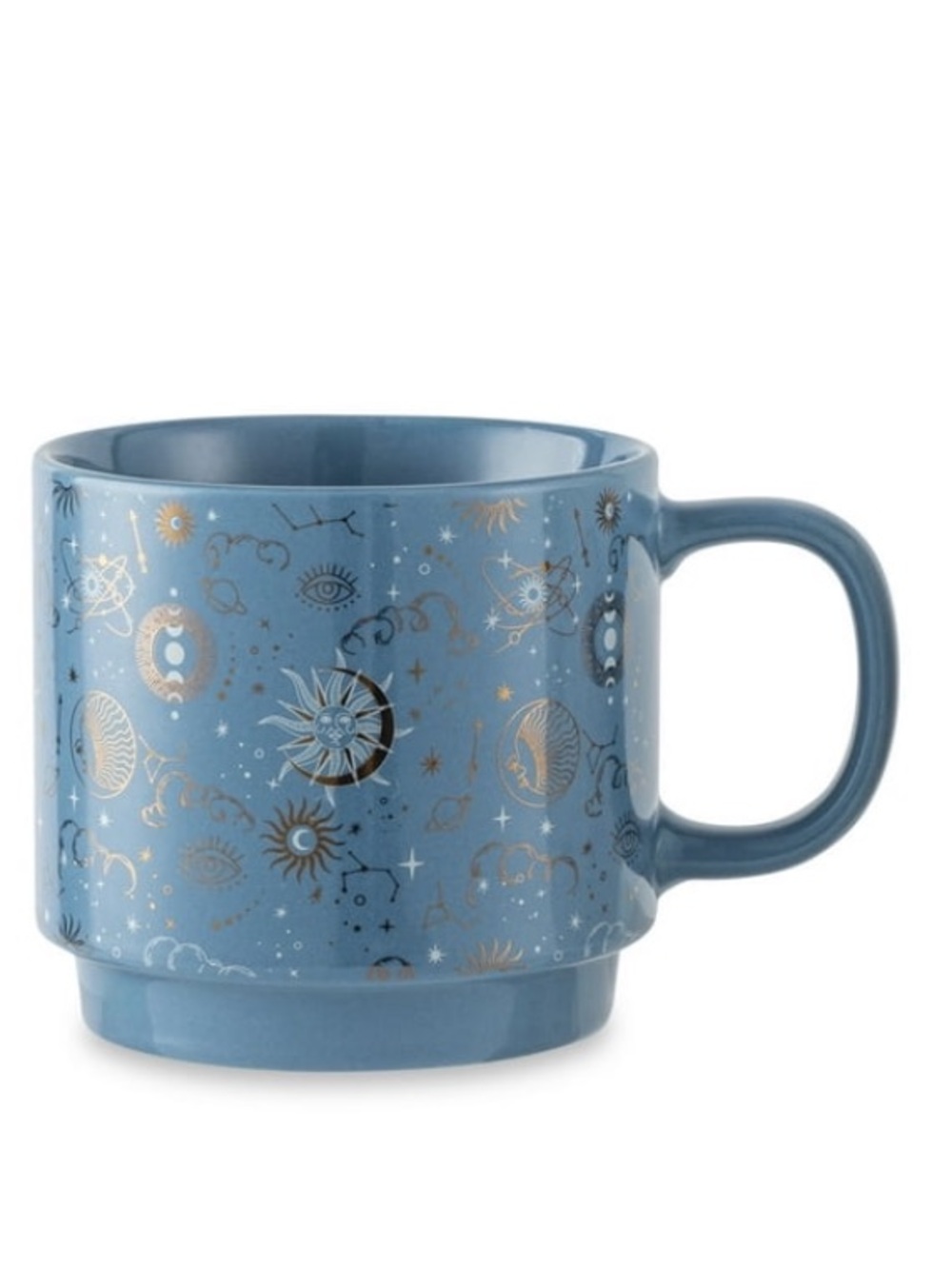 Blue Ceramic Celestial Mug (15 oz)